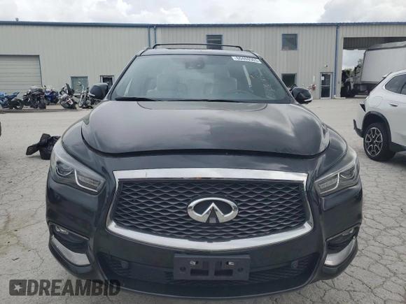 2019 Infiniti QX60 Luxe with VIN 5N1DL0MM2KC510398, listed as a Copart auction lot 60469365 with 130,117 mi miles and Salvage title. Bid and sale history available at DreamBid. Image 5.