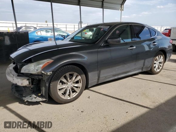 2012 Infiniti M37 with VIN JN1BY1AP4CM332526, listed as a Copart auction lot 53115355 with 90,558 mi miles and Salvage Title. Bid and sale history available at carsss.com. Image 1.