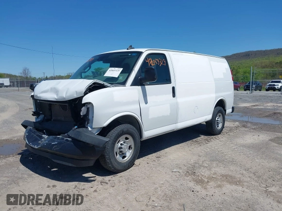 2019 Chevrolet Express Cargo with VIN 1GCWGAFP6K1369099, listed as a IAAI auction lot 42069329 with 74,624 mi miles. Bid and sale history available at carsss.com. Image 18.