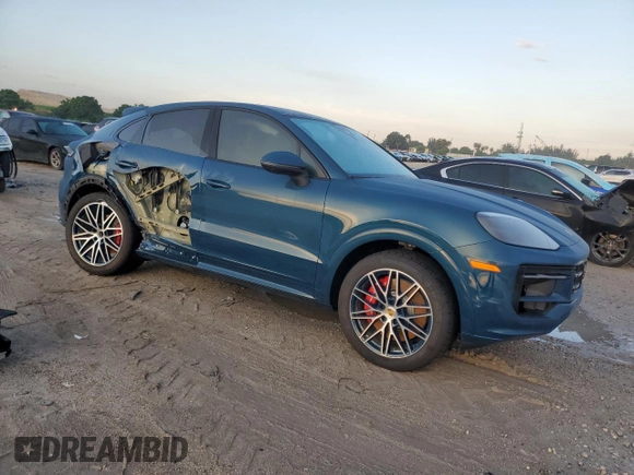 2024 Porsche Cayenne S with VIN WP1BL2AY5RDA62305, listed as a Copart auction lot 74182824 with 1,137 mi miles and Salvage title. Bid and sale history available at DreamBid. Image 4.
