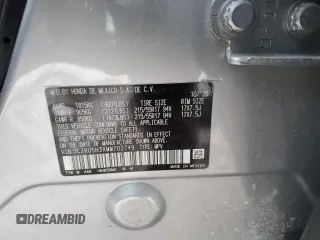 2021 Honda HR-V LX with VIN 3CZRU5H3XMM702749, listed as a Copart auction lot 42146225 with 81,515 mi miles and Salvage Title. Bid and sale history available at carsss.com. Image 14.