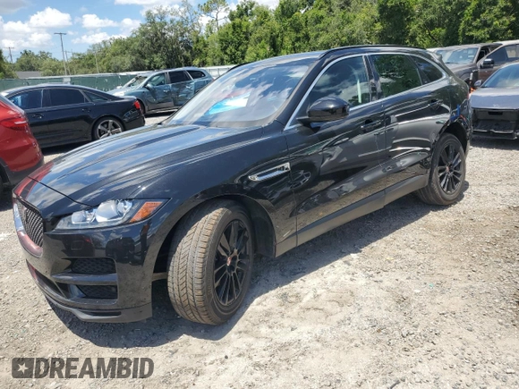 2019 Jaguar F-Pace 25t Prestige with VIN SADCK2FX4KA358775, listed as a Copart auction lot 61371745 with 79,775 mi miles and Non repairable. Bid and sale history available at DreamBid. Image 1.