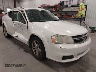 2014 Dodge Avenger SE with VIN 1C3CDZAB1EN216038, listed as a IAAI auction lot 42210182 with 133,211 mi miles and . Bid and sale history available at DreamBid. Image 1.