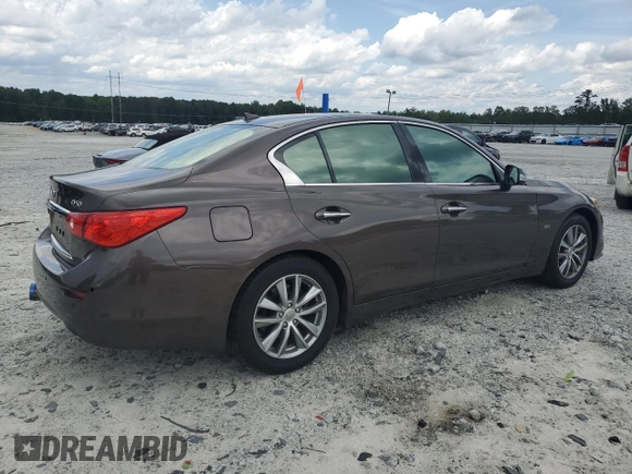2017 Infiniti Q50 Premium z VIN JN1EV7AP7HM735755, wystawiony jako Copart lot #60472625 z przebiegiem 90 016 mil mil oraz Czysty tytuł • Clean title. Historia ofert i sprzedaży dostępna na DreamBid. Obrazek 3.