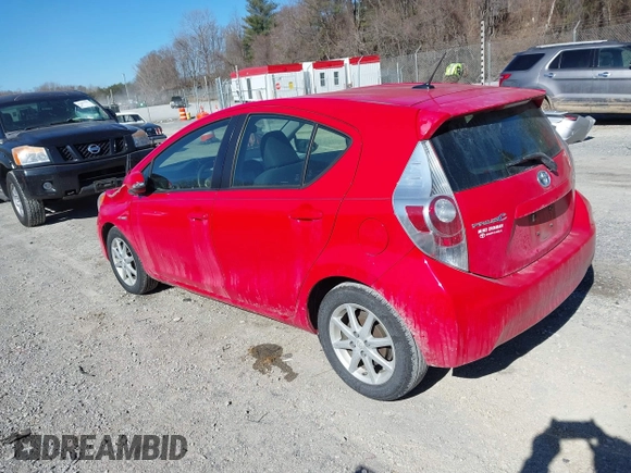 2012 Toyota Prius One with VIN JTDKDTB30C1502723, listed as a IAAI auction lot 41688247 with 162,087 mi miles and . Bid and sale history available at DreamBid. Image 3.