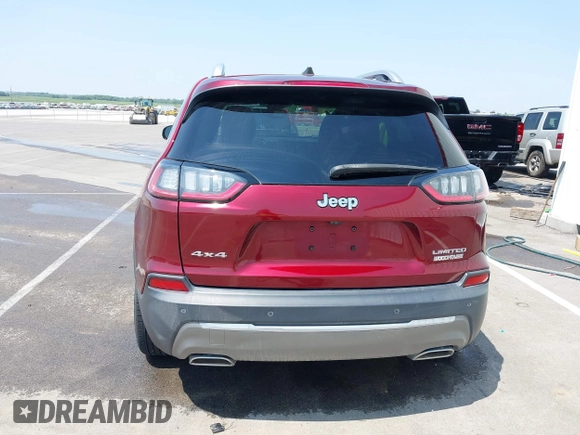 2019 Jeep Cherokee Limited with VIN 1C4PJMDX1KD322345, listed as a IAAI auction lot 42471638 with 36,031 mi miles and . Bid and sale history available at DreamBid. Image 16.