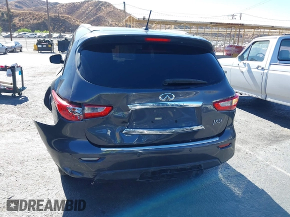 2013 Infiniti JX35 with VIN 5N1AL0MM8DC317601, listed as a IAAI auction lot 40678694 with 142,221 mi miles and . Bid and sale history available at DreamBid. Image 16.