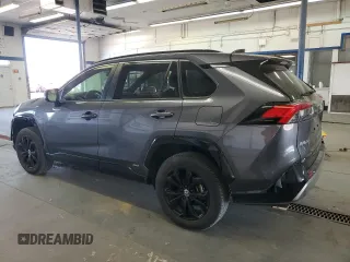 2023 Toyota RAV4 Hybrid SE with VIN JTM16RFV9PD107948, listed as a Copart auction lot 59816735 with 22,257 mi miles and Salvage title. Bid and sale history available at DreamBid. Image 2.