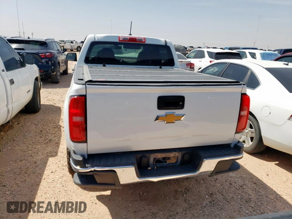 2020 Chevrolet Colorado 2WD Work Truck with VIN 1GCGSBEAXL1105651, listed as a Copart auction lot 53423005 with 171,475 mi miles and Salvage title. Bid and sale history available at DreamBid. Image 6.