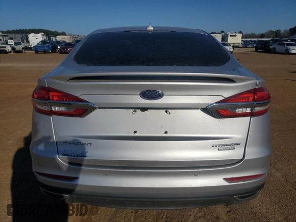 2019 Ford Fusion Titanium with VIN 3FA6P0D95KR105639, listed as a Copart auction lot 47495405 with 94,653 mi miles and Salvage Title. Bid and sale history available at carsss.com. Image 6.