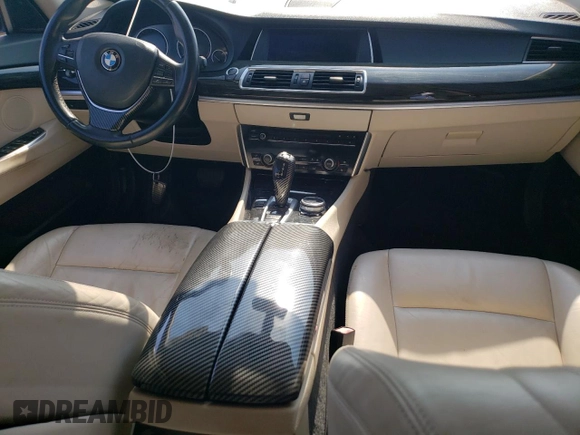 2015 BMW 5 Series 535i Gran Turismo with VIN WBA5M2C50FD872030, listed as a Copart auction lot 75757894 with 115,707 mi miles and Salvage title. Bid and sale history available at DreamBid. Image 8.