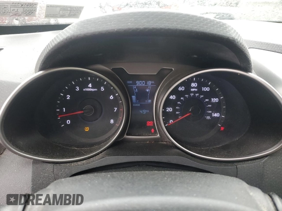 2013 Hyundai Veloster w/Gray Int z VIN KMHTC6AD0DU147454, wystawiony jako Copart lot #57814285 z przebiegiem 91 000 mil mil oraz Szkoda całkowita • Salvage title. Historia ofert i sprzedaży dostępna na DreamBid. Obrazek 9.