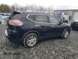 2016 Nissan Rogue S with VIN JN8AT2MV8GW146199, listed as a Copart auction lot 51977215 with 84,861 mi miles and Salvage Title. Bid and sale history available at carsss.com. Image 3.