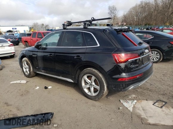 2021 Audi Q5 Premium with VIN WA1AAAFY0M2074513, listed as a Copart auction lot 36267453 with 20,850 mi miles. Bid and sale history available at carsss.com. Image 2.