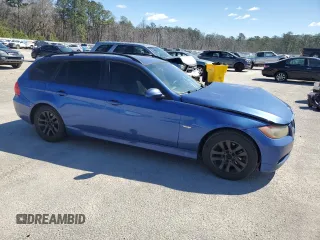 2007 BMW 3 Series 328i with VIN WBAVS13527FX15072, listed as a Copart auction lot 48186315 with 224,583 mi miles and Salvage Title. Bid and sale history available at carsss.com. Image 4.