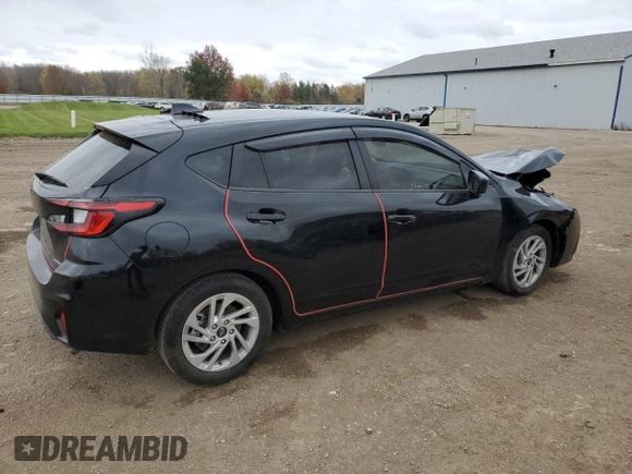 2024 Subaru Impreza with VIN JF1GUABC3R8240535, listed as a Copart auction lot 78650734 with 26,321 mi miles and Salvage Title. Bid and sale history available at carsss.com. Image 3.