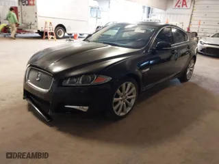 2013 Jaguar XF V6 SC with VIN SAJWJ0EF6D8S74896, listed as a IAAI auction lot 37918829 with 1 mi miles. Bid and sale history available at carsss.com. Image 2.