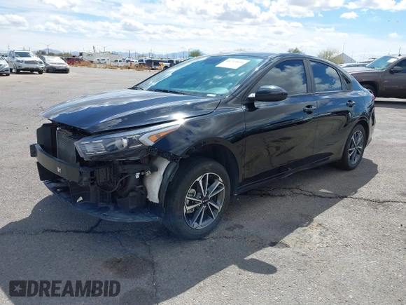2023 Kia Forte LXS with VIN 3KPF24AD3PE651590, listed as a IAAI auction lot 41713050 with 29,727 mi miles. Bid and sale history available at carsss.com. Image 18.