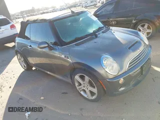 2007 MINI Convertible S with VIN WMWRH33537TJ44642, listed as a IAAI auction lot 41665158 with 88,999 mi miles and . Bid and sale history available at DreamBid. Image 1.