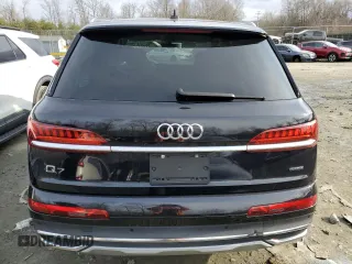 2020 Audi Q7 Premium Plus with VIN WA1LXAF70LD004740, listed as a Copart auction lot 87315404 with 55,158 mi miles and Salvage Title. Bid and sale history available at carsss.com. Image 6.