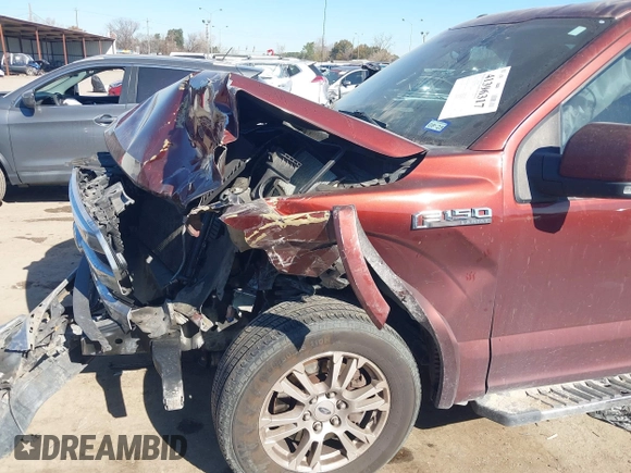 2015 Ford F-150 XL with VIN 1FTEW1CF1FKE58928, listed as a IAAI auction lot 41396317 with 233,089 mi miles and . Bid and sale history available at DreamBid. Image 6.