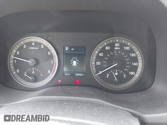 2017 Hyundai Tucson SE with VIN KM8J3CA44HU437644, listed as a IAAI auction lot 41825957 with 59,402 mi miles. Bid and sale history available at carsss.com. Image 7.