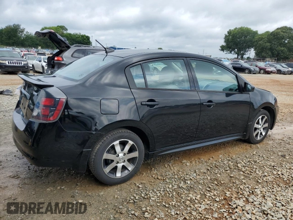 2012 Nissan Sentra SR with VIN 3N1AB6AP6CL768136, listed as a Copart auction lot 60671555 with 74,918 mi miles and Salvage title. Bid and sale history available at DreamBid. Image 3.
