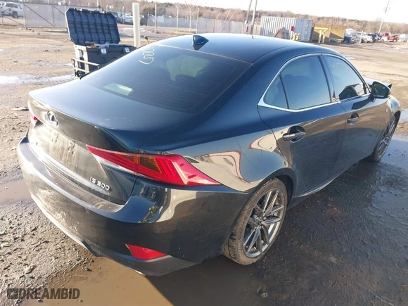 2018 Lexus IS with VIN JTHBA1D29J5072471, listed as a IAAI auction lot 41522217 with 61551 miles. Bid and sale history available at carsss.com. Image 4.