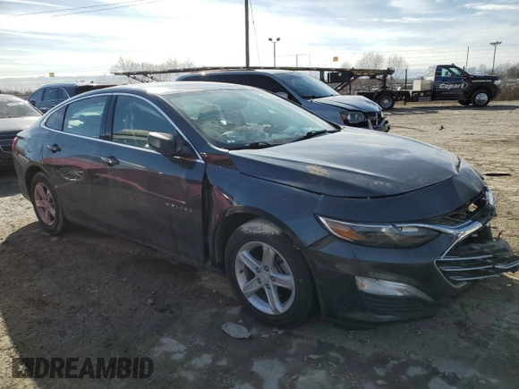 2019 Chevrolet Malibu LS with VIN 1G1ZB5ST1KF225817, listed as a Copart auction lot 44306405 with 44,675 mi miles and Salvage Title. Bid and sale history available at DreamBid. Image 4.