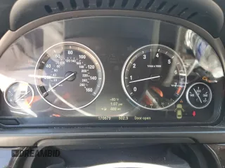 2014 BMW 5 Series 528i with VIN WBA5A5C58ED509788, listed as a Copart auction lot 52584705 with 170,679 mi miles and Salvage Title. Bid and sale history available at carsss.com. Image 9.