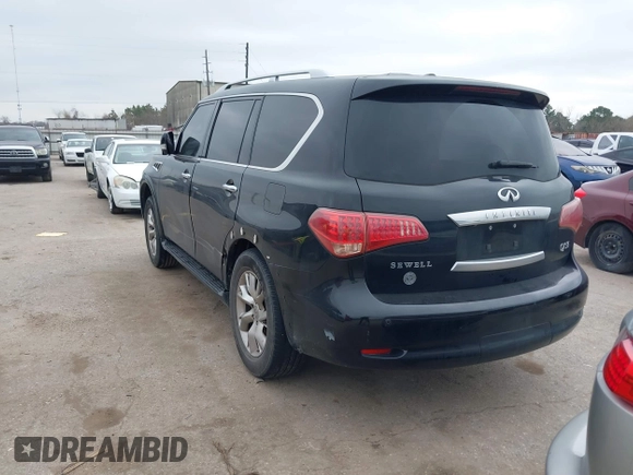 2011 Infiniti QX56 7-passenger z VIN JN8AZ2NF6B9500900, wystawiony jako IAAI lot #41585262 z przebiegiem 201 958 mil mil oraz . Historia ofert i sprzedaży dostępna na DreamBid. Obrazek 3.