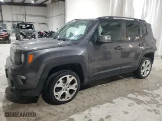2019 Jeep Renegade Limited with VIN ZACNJBD11KPK05273, listed as a Copart auction lot 74842794 with 45,331 mi miles and Salvage Title. Bid and sale history available at carsss.com. Image 1.