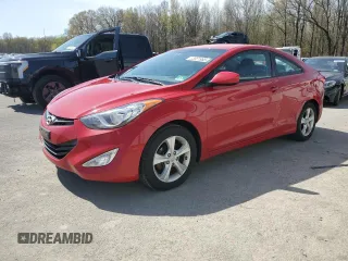 2013 Hyundai Elantra Coupe GS with VIN KMHDH6AE4DU003145, listed as a Copart auction lot 53051985 with 231,160 mi miles and Salvage Title. Bid and sale history available at carsss.com. Image 1.