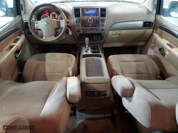 2008 Nissan Armada SE with VIN 5N1AA08C28N618303, listed as a Copart auction lot 85843884 with 184,594 mi miles and Clean Title. Bid and sale history available at carsss.com. Image 8.