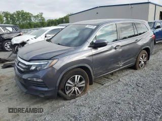 2018 Honda Pilot EX-L with VIN 5FNYF5H55JB019449, listed as a Copart auction lot 54349135 with 132,544 mi miles and Salvage title. Bid and sale history available at DreamBid. Image 1.