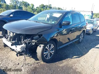 2019 Nissan Pathfinder S with VIN 5N1DR2MM3KC603828, listed as a IAAI auction lot 40292432 with 58677 miles. Bid and sale history available at carsss.com. Image 18.