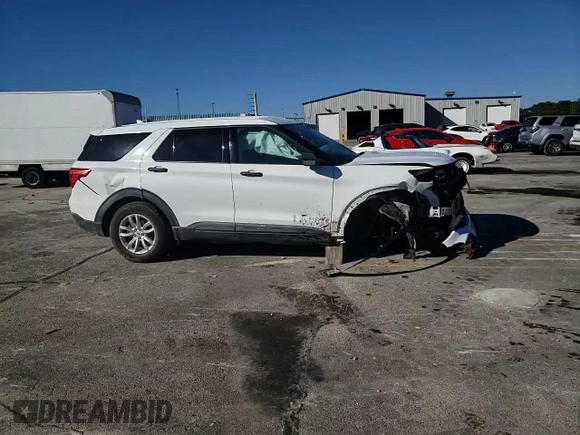 2020 Ford Explorer with VIN 1FMSK8BB0LGA45348, listed as a Copart auction lot 73347194 with 47,813 mi miles and Salvage Title. Bid and sale history available at carsss.com. Image 10.