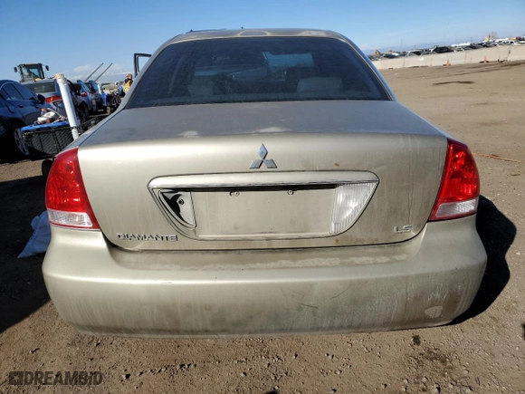 2004 Mitsubishi Diamante LS with VIN 6MMAP67P94T006413, listed as a Copart auction lot 44379125 with 191,238 mi miles and Salvage Title. Bid and sale history available at carsss.com. Image 6.
