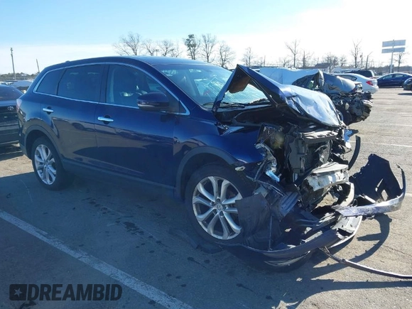 2012 Mazda CX-9 Grand Touring with VIN JM3TB3DV2C0338235, listed as a IAAI auction lot 41592307 with 1 mi miles. Bid and sale history available at carsss.com. Image 1.