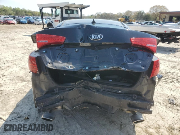 2013 Kia Optima EX with VIN 5XXGN4A70DG161293, listed as a Copart auction lot 52730425 with 0 mi miles and Salvage Title. Bid and sale history available at carsss.com. Image 6.