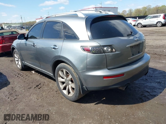 2005 Infiniti FX z VIN JNRAS08W85X218158, wystawiony jako IAAI lot #41991927 z przebiegiem 266 791 mil mil oraz . Historia ofert i sprzedaży dostępna na DreamBid. Obrazek 3.
