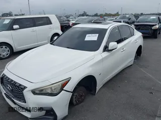 2018 Infiniti Q50 3.0t LUXE with VIN JN1EV7AP2JM363487, listed as a IAAI auction lot 40621618 with 125,508 mi miles. Bid and sale history available at carsss.com. Image 6.