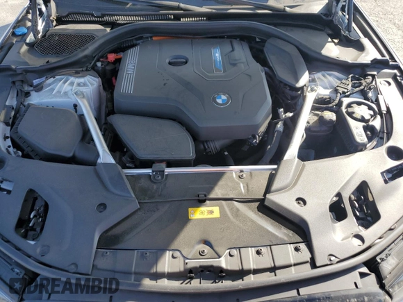 2023 BMW 5 Series 530e with VIN WBA13AG02PCL73814, listed as a Copart auction lot 86818824 with Not provided miles and Salvage title. Bid and sale history available at DreamBid. Image 13.