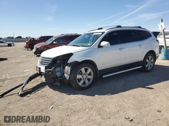 2017 Chevrolet Traverse LT with VIN 1GNKRGKDXHJ292633, listed as a Copart auction lot 49739035 with 76,439 mi miles and Salvage Title. Bid and sale history available at DreamBid. Image 1.