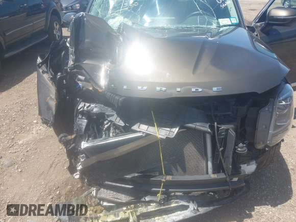 2020 Kia Telluride S with VIN 5XYP6DHC4LG085717, listed as a IAAI auction lot 42436243 with 56,930 mi miles and . Bid and sale history available at DreamBid. Image 10.