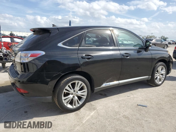 2010 Lexus RX 450h with VIN JTJZB1BA1A2403064, listed as a Copart auction lot 47763135 with 174,623 mi miles and Clean title. Bid and sale history available at DreamBid. Image 3.