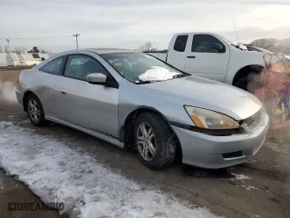 2007 Honda Accord Cpe EX-L with VIN 1HGCM72677A009747, listed as a Copart auction lot 44748735 with 180,192 mi miles and Salvage Title. Bid and sale history available at carsss.com. Image 4.
