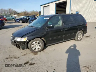 2003 Honda Odyssey EX-L with VIN 5FNRL189X3B114181, listed as a Copart auction lot 54316105 with 103,214 mi miles and Salvage Title. Bid and sale history available at DreamBid. Image 1.