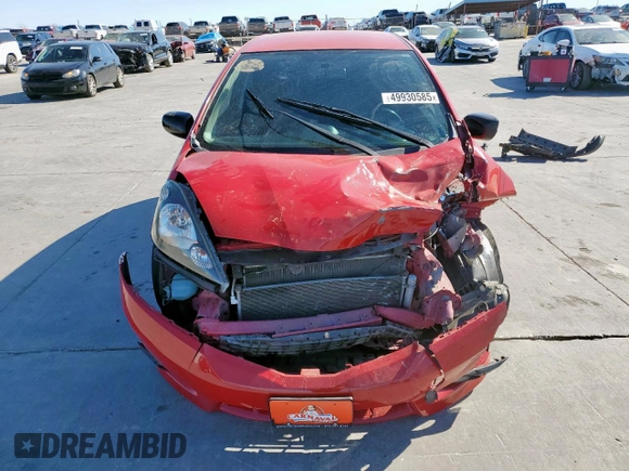 2012 Honda Fit Sport with VIN JHMGE8H50CC008910, listed as a Copart auction lot 49930585 with 132,876 mi miles and Salvage Title. Bid and sale history available at carsss.com. Image 5.