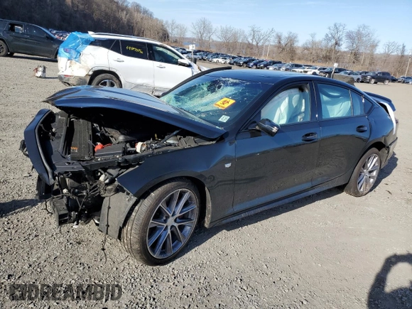 2022 Cadillac CT5 Sport z VIN 1G6DU5RK9N0108876, wystawiony jako Copart lot #49467845 z przebiegiem Nie podano mil oraz Szkoda całkowita • Salvage title. Historia ofert i sprzedaży dostępna na DreamBid. Obrazek 1.